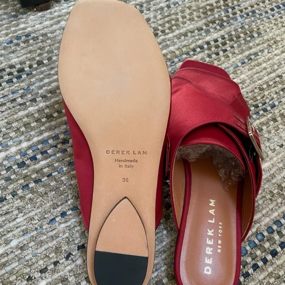 Derek Lam Noa New York Red Fabric Sandals EU 36 - Picture 7 of 10